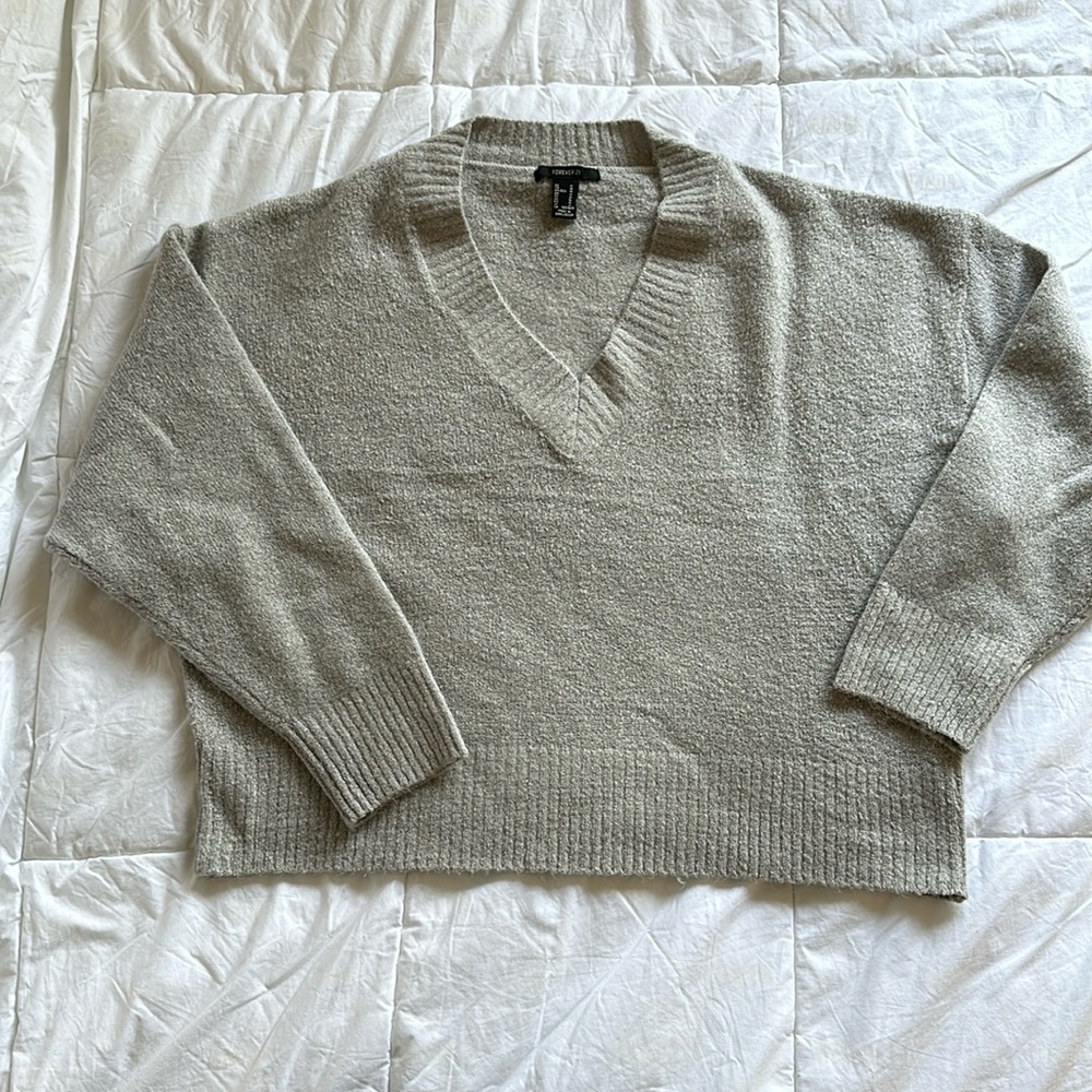 Forever 21 Boxy Crop Sweater